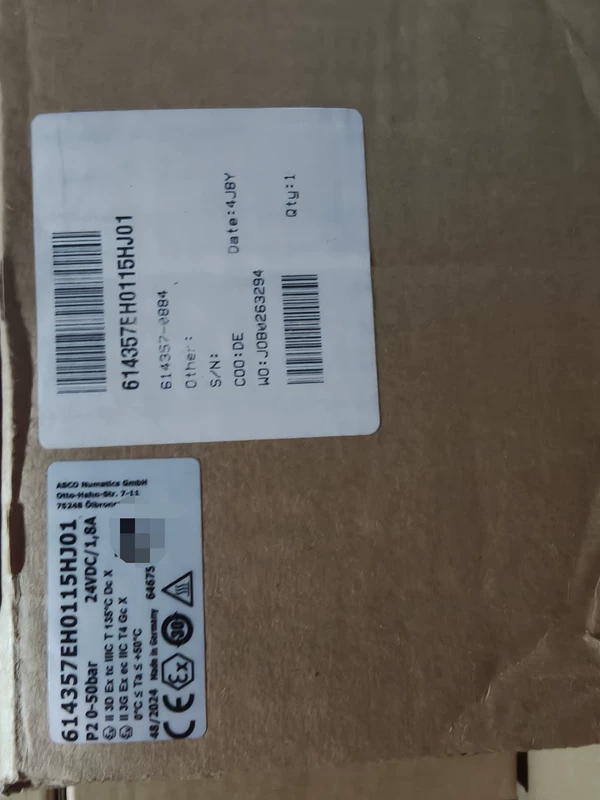 ASCO 614357EH0115HJ01 Proportional Valve for Precision Control