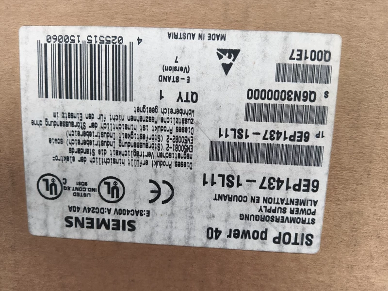 SIEMENS 6EP1437-1SL11 Power Supply Module for Automation