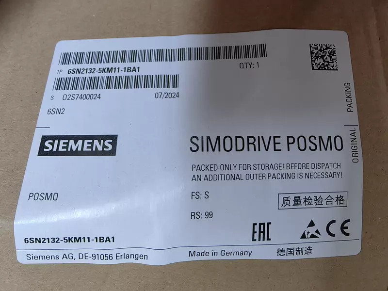 SIEMENS 6SN2132-5KM11-1BA1 Posmo Servo Motor for Automation