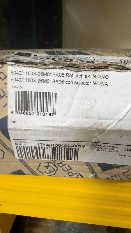 Explosion-Proof Selector Switch STAHL 8040/1180X-26M01SA05
