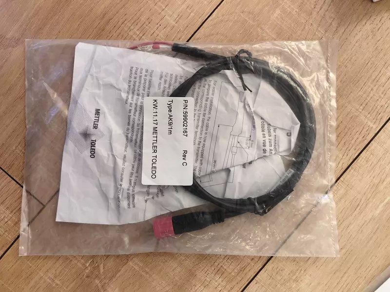 Mettler Toledo AK9 59902167 Industrial Connection Cable