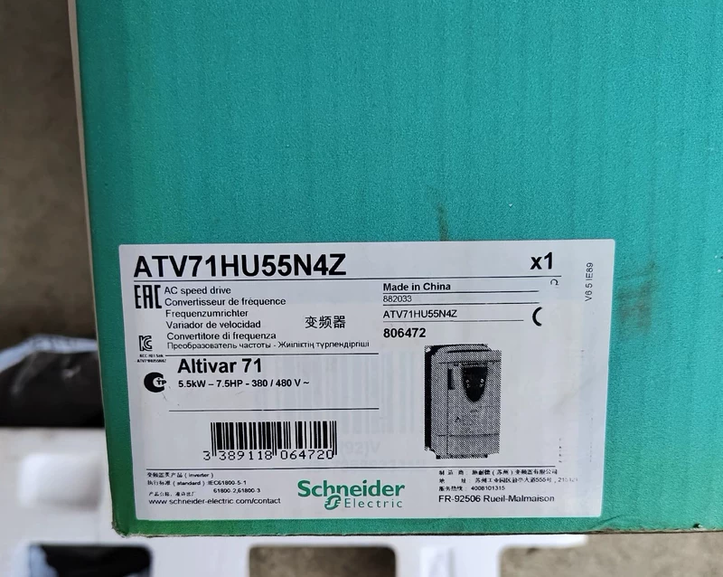 Schneider ATV71HU55N4Z Variable Frequency Drive 55kW
