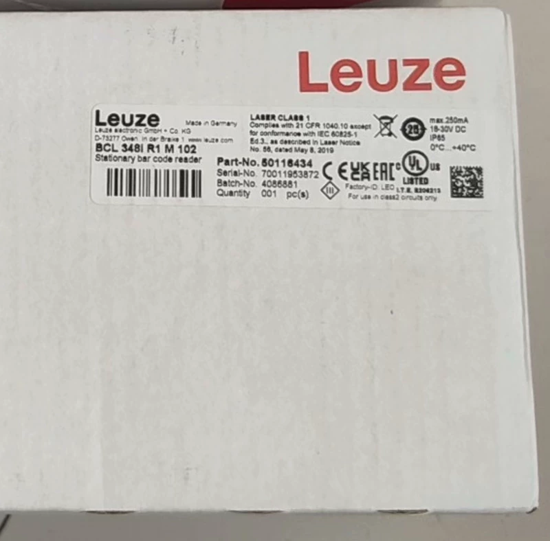 Leuze BCL Barcode Reader for Traceability