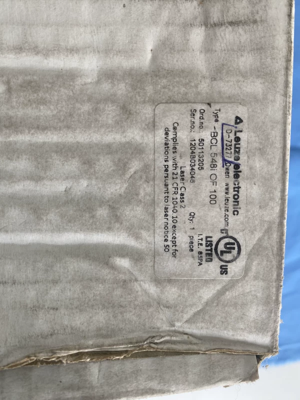 Industrial Laser Sensor Leuze BCL 5481 OF 100 50113205