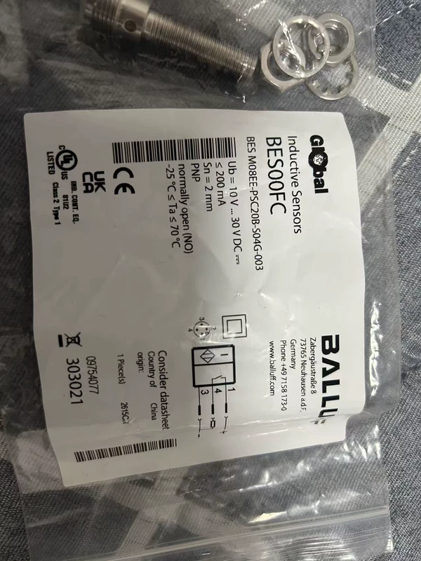 BALLUFF BES00FC BES M08EE-PSC20B-S04G-003 Proximity Sensor