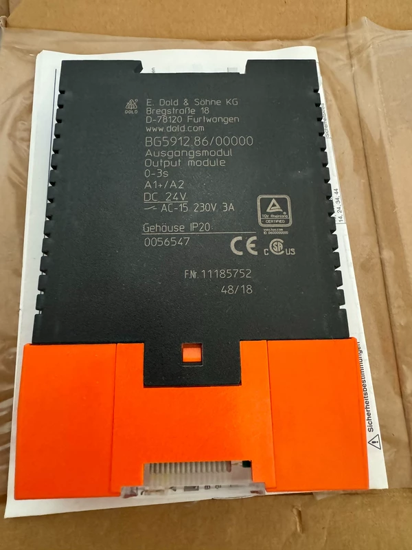 DOLD BG5912.86/00000 Safety Relay for Industrial Automation