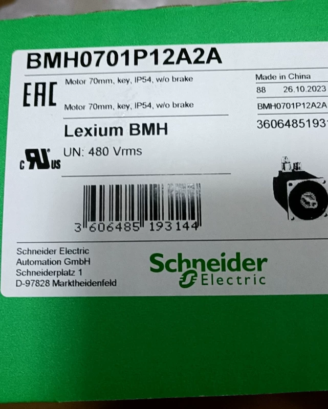 High-Performance Servo Motor Schneider BMH0701P12A2A