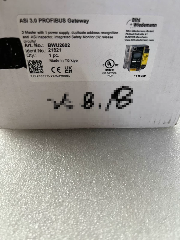 bihl+wiedemann BWU2602 AS-Interface Gateway Module