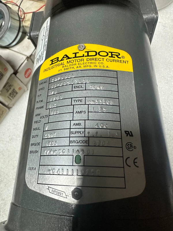 BALDOR CDP3306 Electric Motor for Industrial DC Drives