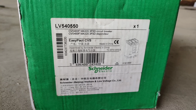Schneider CVS-400F LV540550 Circuit Breaker 400A