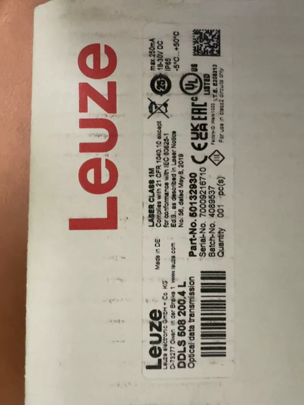 Optical Data Transceiver Leuze DDLS 508 200.4L Wireless Link