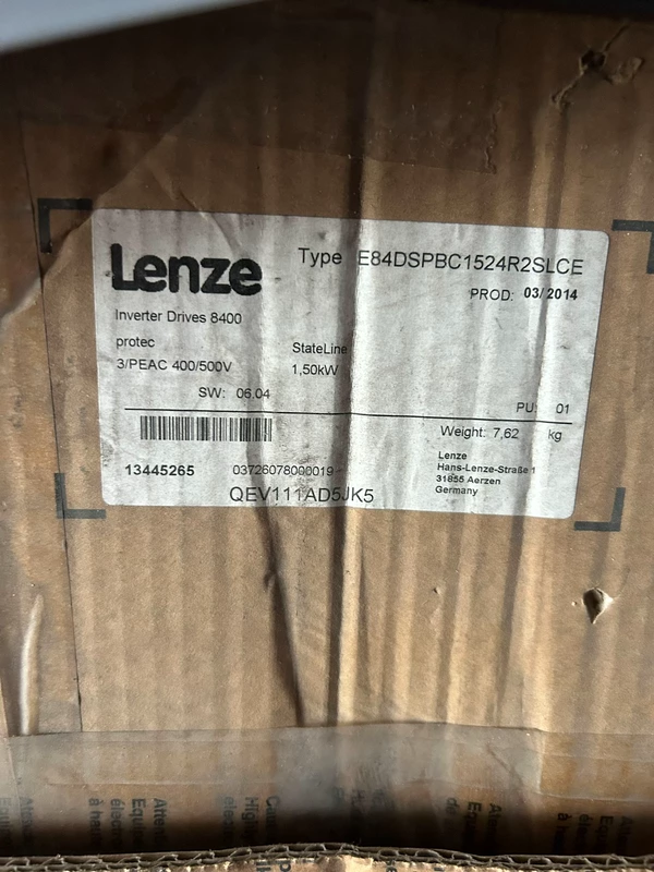 Lenze E84DSPBC1524R2SLCE Servo Drive - 1.5kW Power