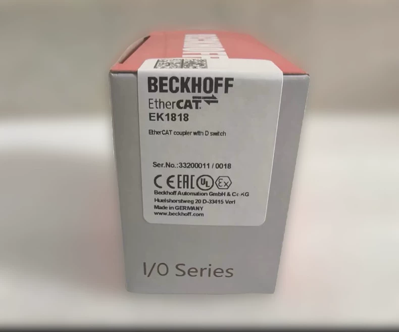 Beckhoff EK1818 EtherCAT Coupler for Industrial I/O