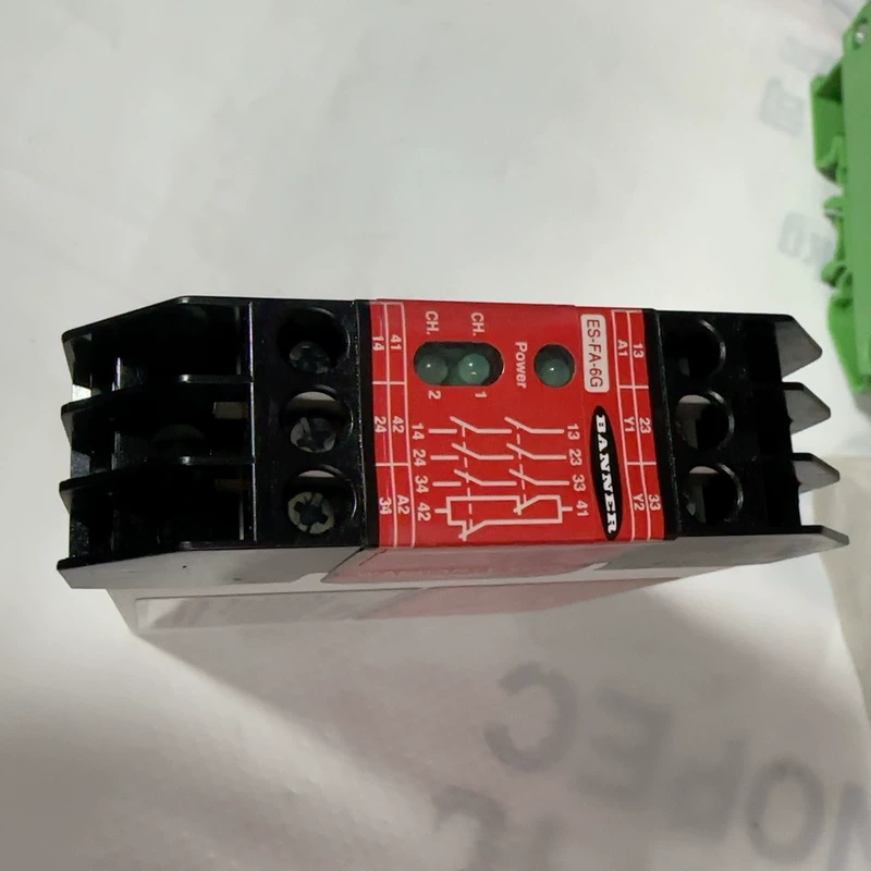 BANNER ES-FA-6G Safety Relay for Machine Guarding