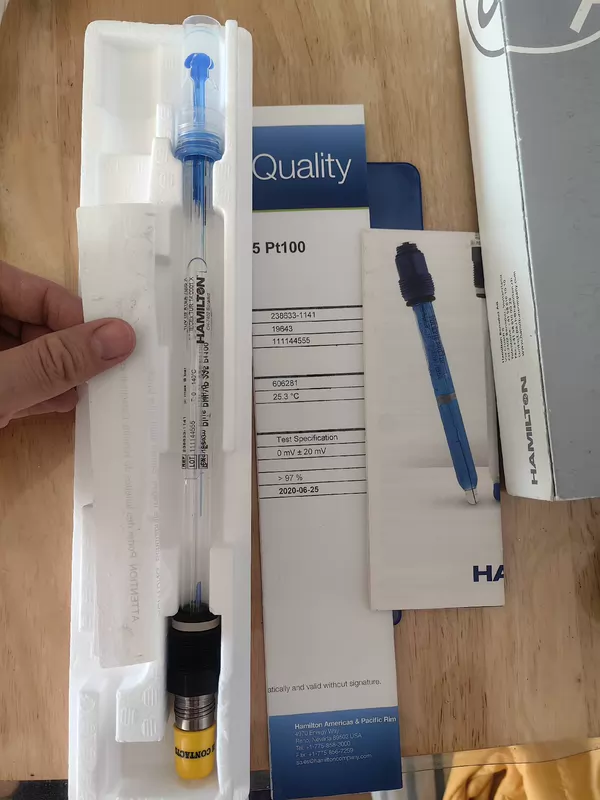 Hamilton EasyFerm pH Electrode for Process Analytics