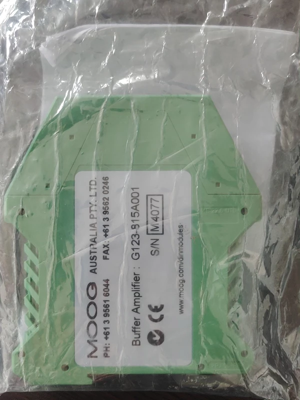 Moog G123-815A001 Servo Amplifier for Hydraulic Valves