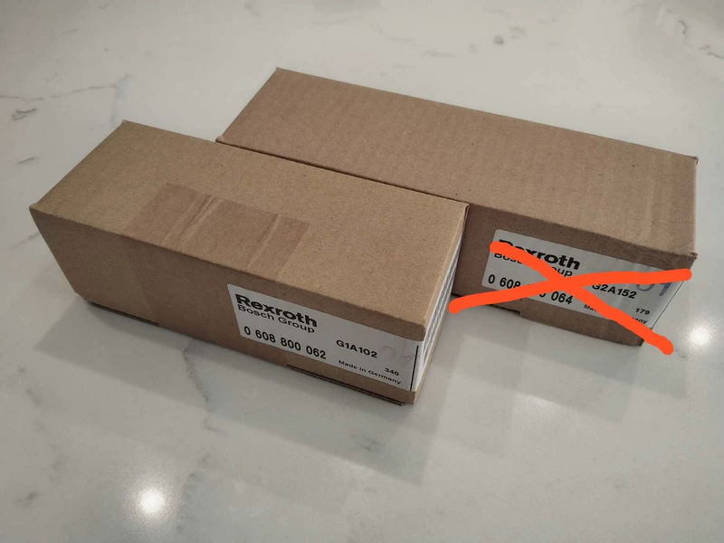 Straight Output Head REXROTH G1A102 0608800062 Precision Part
