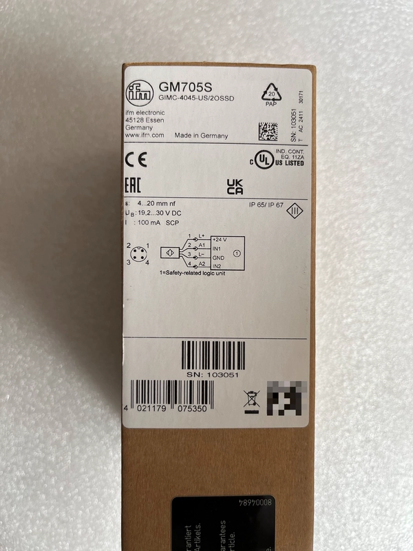 IFM GIMC-4045-US/2OSSD GM705S Inductive Sensor