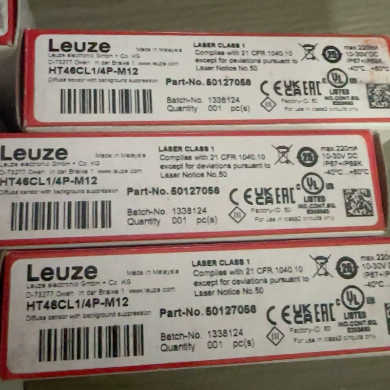 Diffuse Reflective Sensor Leuze HT46CL1/4P-M12 M12 PNP