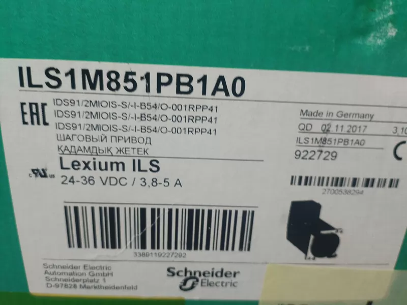 NEMA 34 Integrated Stepper Motor Schneider ILS1M851PB1A0