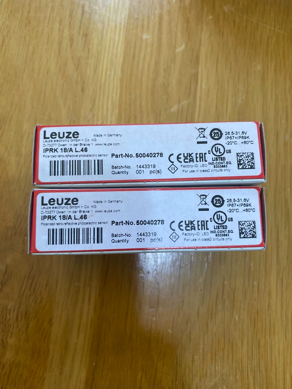 Leuze IPRK 18/A L.46 Photoelectric Sensor 50040278