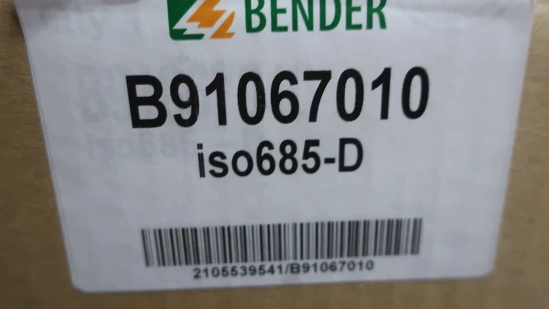 BENDER ISO685-D-CN  B91067010 Insulation Monitor
