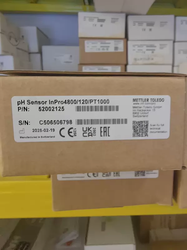Mettler Toledo InPro4800/120/PT1000 52002125 pH Sensor