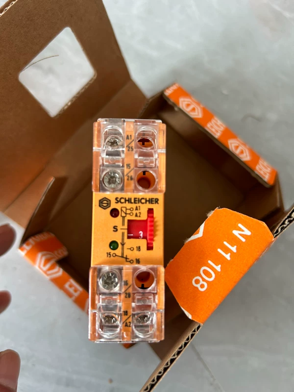 Industrial Time Relay SCHLEICHER KZT 11 for DIN Rail Mount