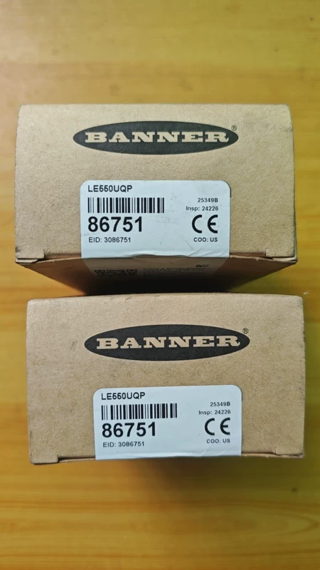 BANNER LE550UQP 86751 Laser Sensor for Precision