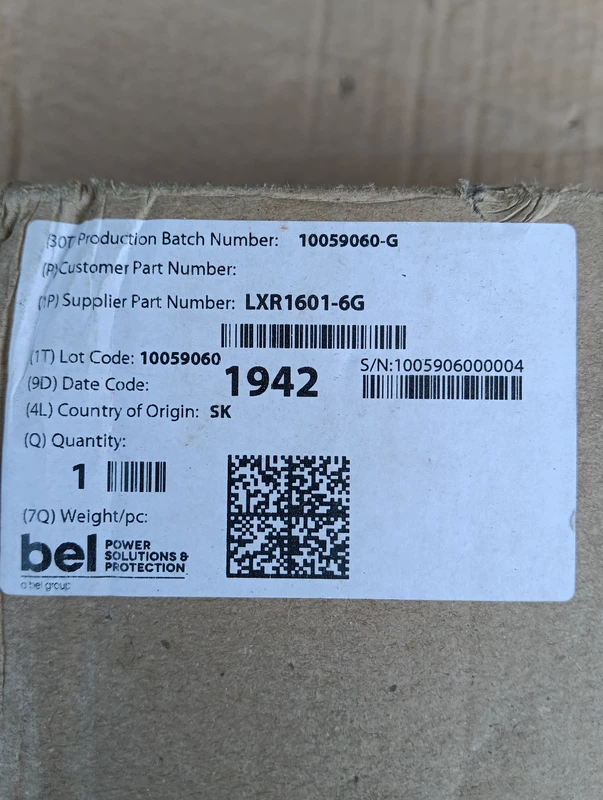 BEL LXR1601-6G Power Module for Industrial Use