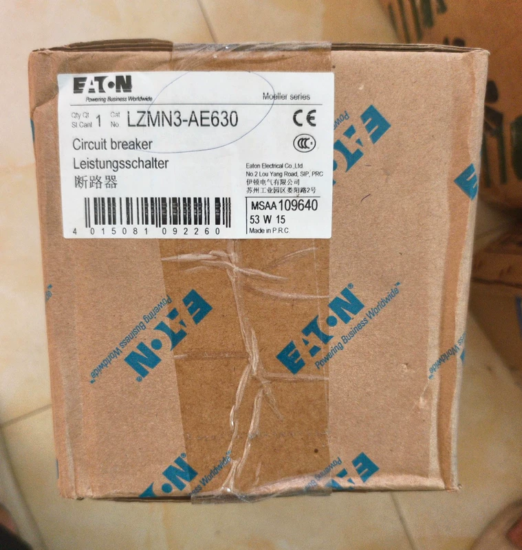 EATON LZMN3-AE630 Molded Case Circuit Breaker 630A