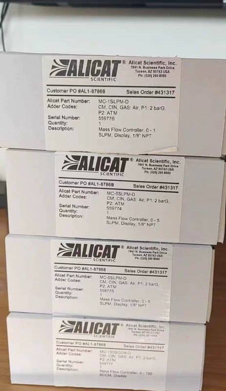 ALICAT MC-5SLPM-D Gas Mass Flow Controller