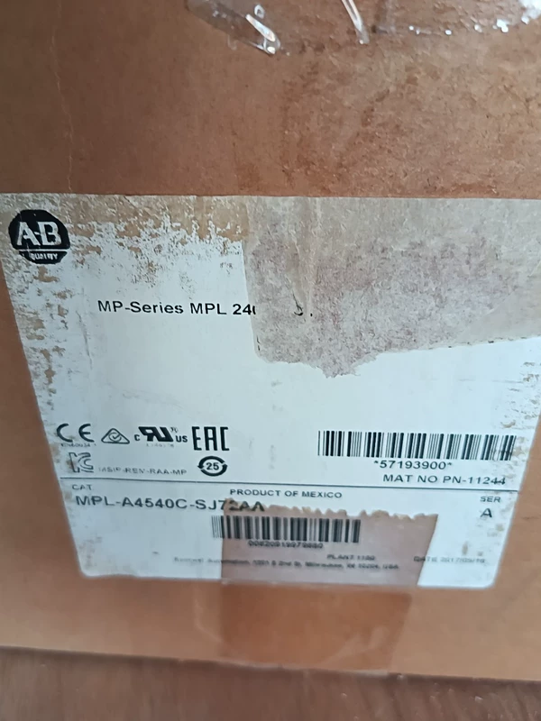 Allen-Bradley MPL-A4540C-SJ72AA Servo Motor for Automation