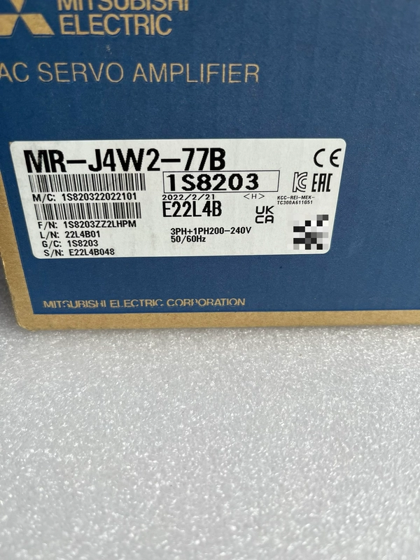 Mitsubishi MR-J4W2-77B Dual-Axis Servo Drive for Precision