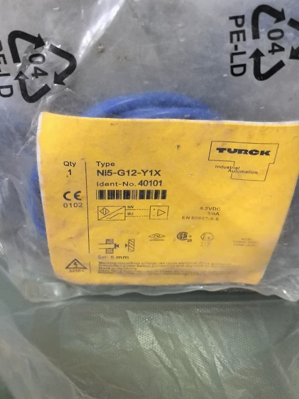TURCK NI5-G12-Y1X 40101 Inductive Proximity Sensor
