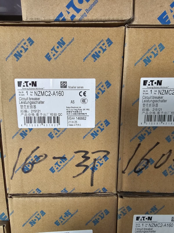 EATON NZMC2-A160 Molded Case Circuit Breaker 160A
