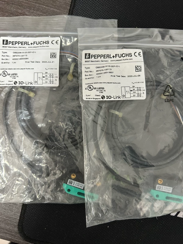 Through-beam Sensor PEPPERL+FUCHS OBE20M-R100-2EP-IO-L