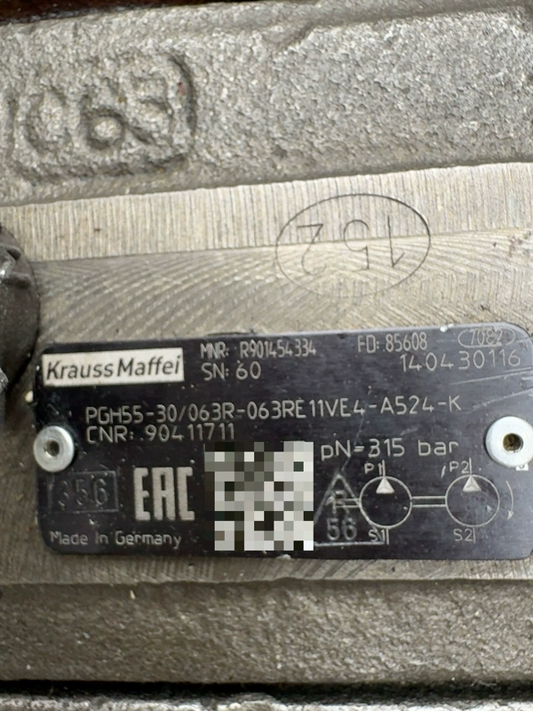 Hydraulic Pump KraussMaffei PGH5-30/063R-063RE11VE4-A524-K