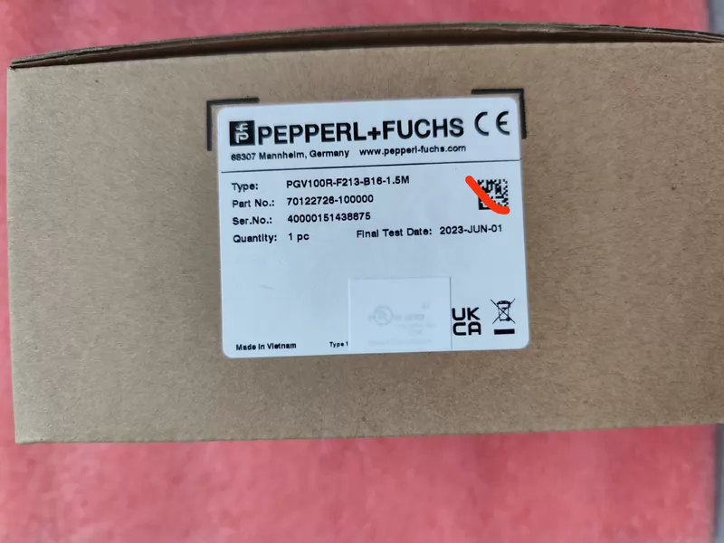 PEPPERL+FUCHS PGV100R-F213-B16-1.5M Code Reader for Traceability