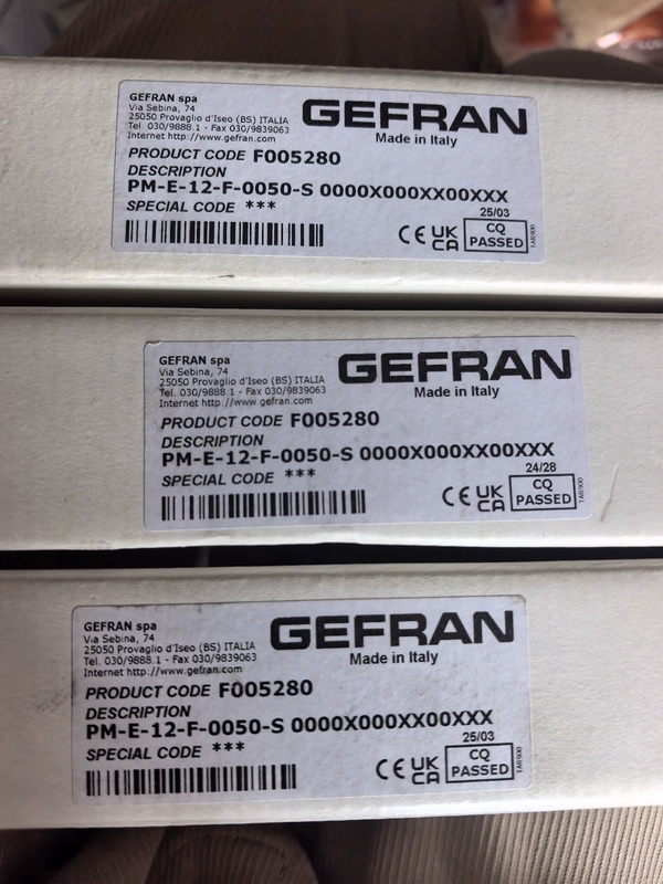 GEFRAN PM-E-12-F-0050-S Linear Position Sensor F005280