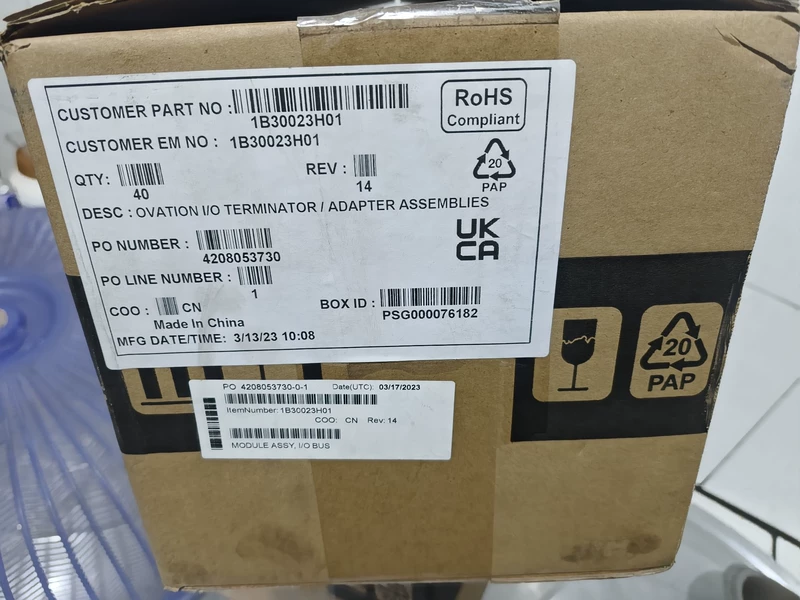 Emerson REV14 1B30023H01 Terminal Module for OVATION DCS