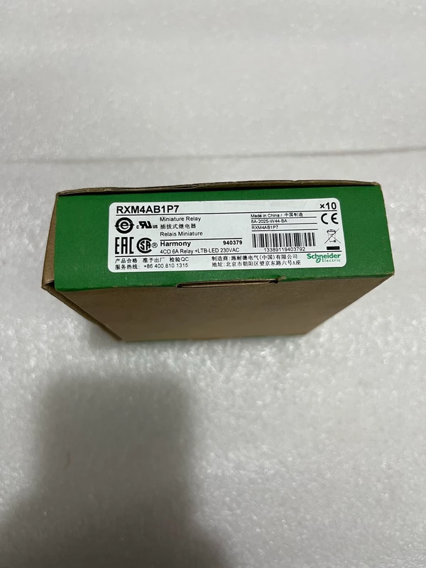 Schneider RXM4AB1P7 Relay 4PDT 24V DC for Control