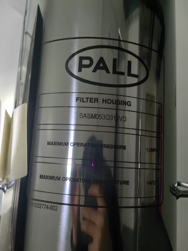 Pall SASM053G31JVD Stainless Steel Filter Housing for Industry