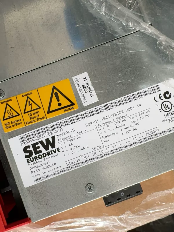 Industrial Drive Unit SEW SEWMXA81A-004-503-00/F Precision