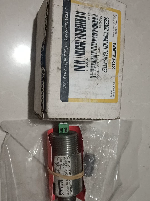 Seismic Vibration Sensor METRIX ST5484E-122-132-00