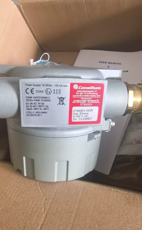 Consilium ST650EX-NDIR Gas Detector for Safety