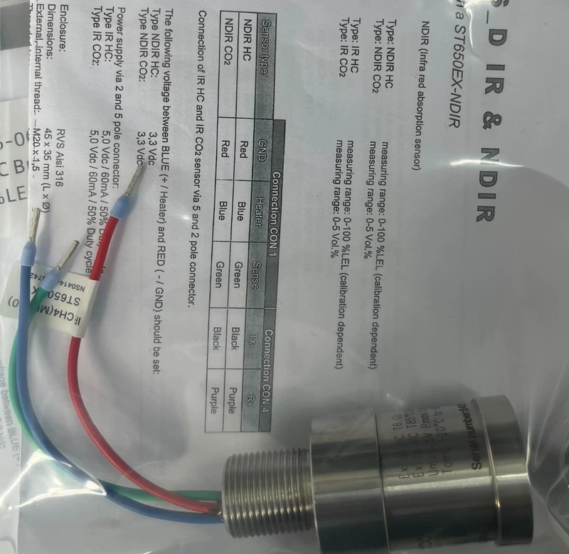 CINSILIUM ST650EX Sensor for Industrial Automation