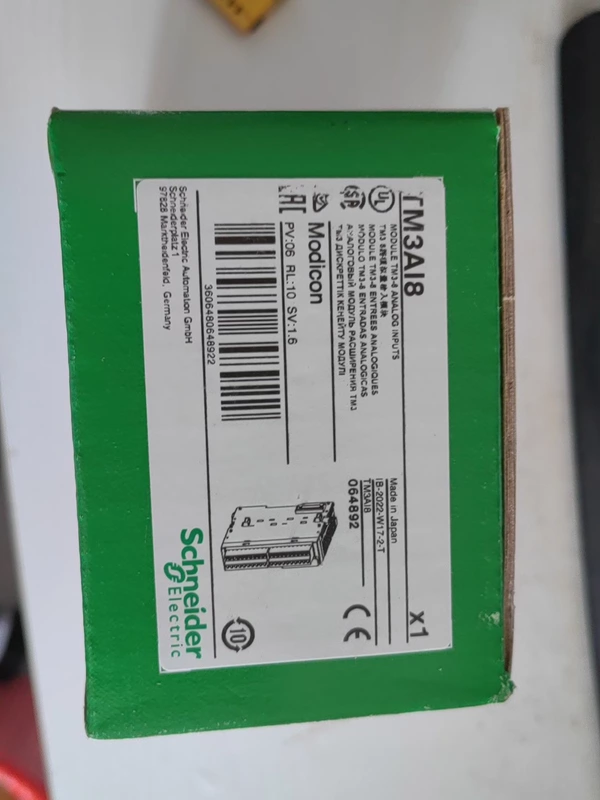 Schneider TM3AI8 Analog Input Module for PLC Systems