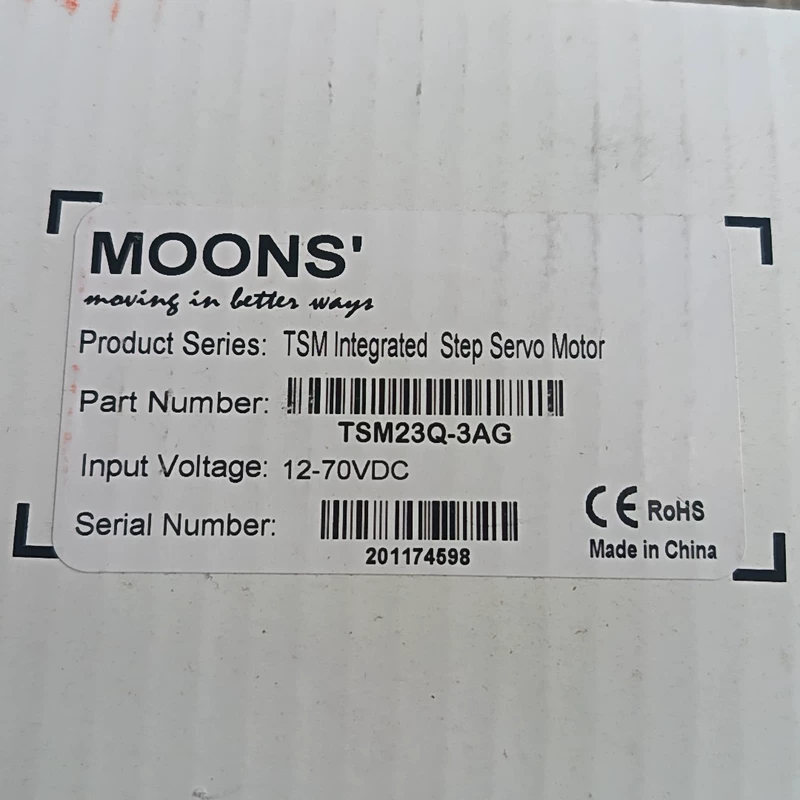 MOONS TSM23Q-3AG12 Stepper Motor for Precision Motion