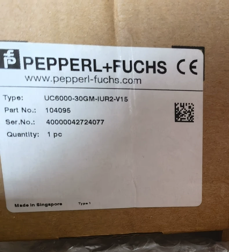 Ultrasonic Sensor PEPPERL+FUCHS UC6000-30GM-IUR2-V15 104095